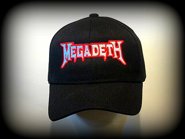 MEGADETH - Embroidered Baseball Cap - Velcro Back - One Size Fits Al